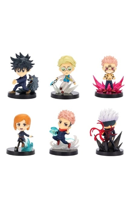 TOTAL ANIME-Фігурка-сюрприз Total Anime серії Магічна битва W1 Герої Аніме-6900007523073