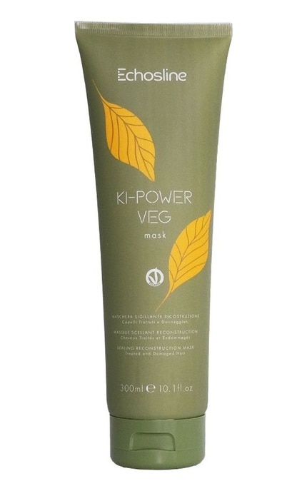 ECHOSLINE-Восстанавливающая маска для поврежденных волос Echosline Ki-Power Veg Reconstruction Sealant Mask for Damaged Hair 300 мл-8008277245263