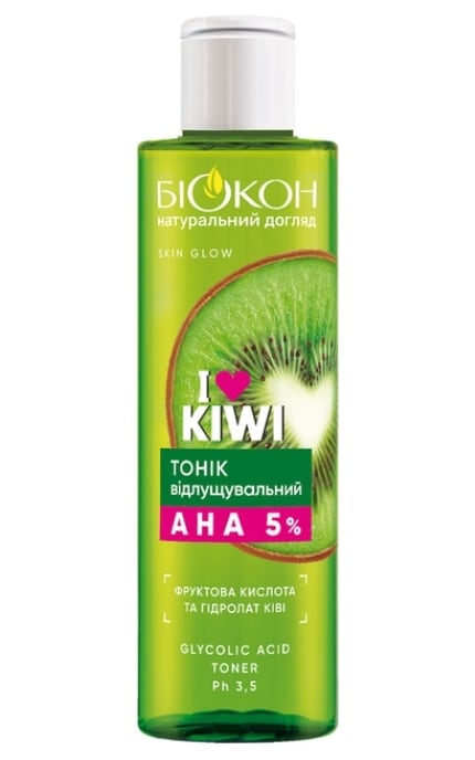 БІОКОН-Тоник для лица Биокон I love kiwi Отшелушивающий 200 мл-4823110302910