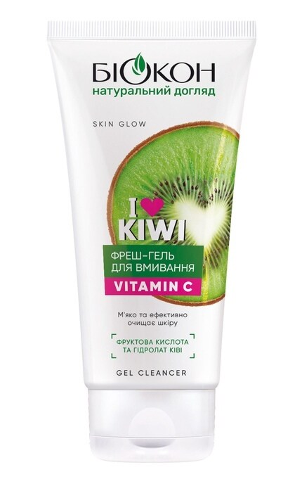 БІОКОН-Фреш-гель для умывания Биокон I love kiwi с Витамином С 150 мл-4823110302781