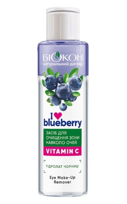 БІОКОН-Средство для очищения зоны вокруг глаз Биокон I love blueberry 100 мл-4823110302897
