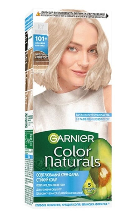 COLOR NATURALS-Стойкая краска для волос Garnier Color Naturals 101+ Холодная платина 112 мл-3600542622097