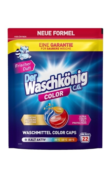 WASCHKONIG-Капсулы для стирки Waschkonig Color 18 г х 22 шт-4260418933642