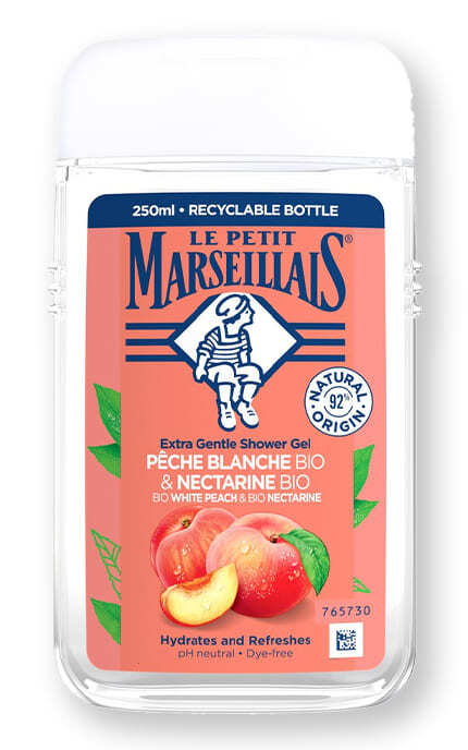 MARSEILLAIS-Гель для душа Marseillais Белый персик и нектарин 250 мл-3574661578354