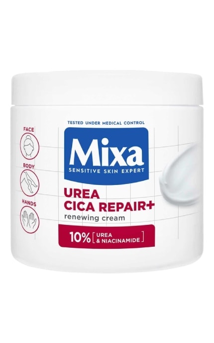 MIXA-Відновлювальний цика-крем Mixa з Уреєю для сухої огрубілої шкіри 400 мл-3600551135922