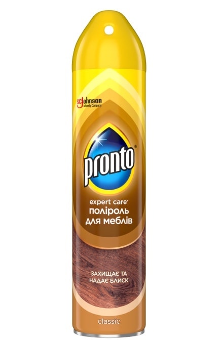 PRONTO-Аэрозоль для мебели Pronto Классик Блеск 250 мл-5010182988657