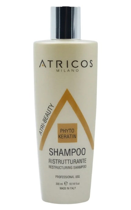 ATRICOS MILANO-Шампунь для волос Atricos Milano восстанавливающий с фитокератином 300 мл-8056209680507