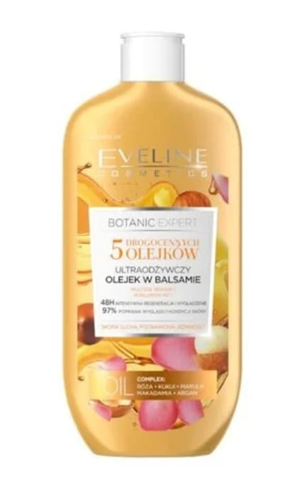 EVELINE-Масло-бальзам ультра-питательноеEveline Botanic Expert 5 драгоценных масел 350 мл-5901761949391