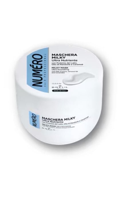 NUMERO-Маска для волос Brelil Numero Milky Mask 400 мл-8011935088058