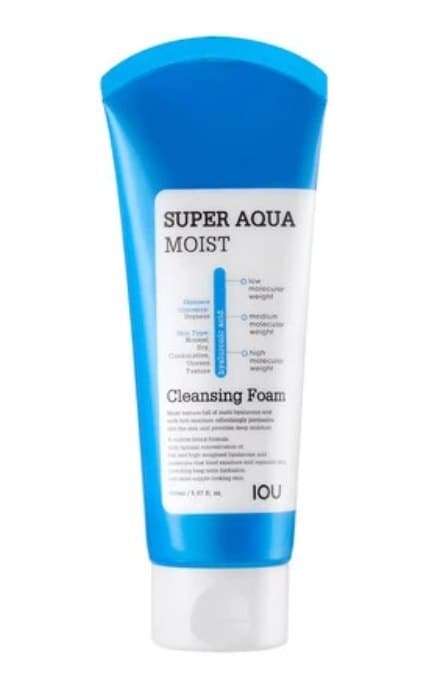 WELCOS KWAILNARA-Увлажняющая пенка для умывания WELCOS IOU Super Aqua Moist Cleansing Foam 150 мл-8803348022800