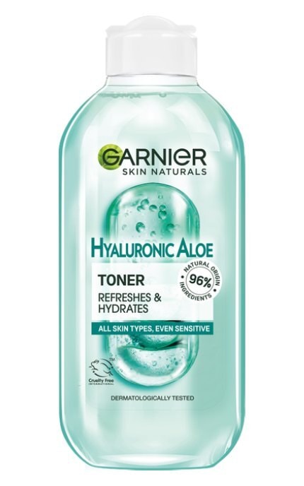 SKIN NATURAL-Тоник для лица гиалуроновый Garnier Skin Narural с Алоэ 200 мл-3600542367899