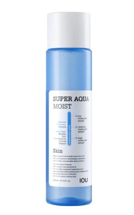 WELCOS KWAILNARA-Тонер для лица Welcos IOU Super Aqua Moist Skin с гиалуроновой кислотой 300 мл-8803348022763