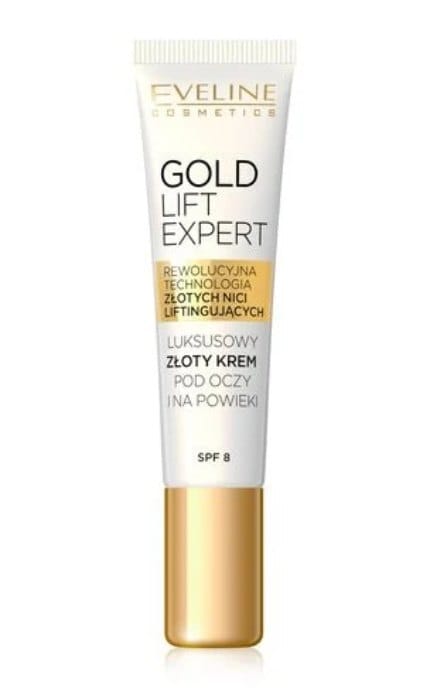 EVELINE-Золотой крем для контура глаз Eveline Cosmetics Gold Lift Expert 15 мл-5901761941975