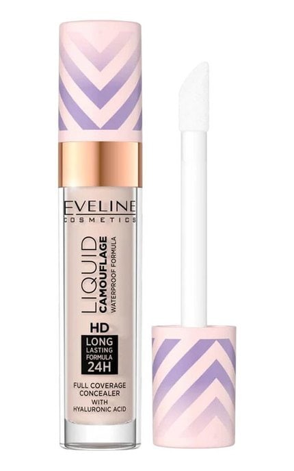 EVELINE-Консилер для обличчя Eveline Liquid Camouflag 02 Light Vanilla 7 мл-5903416038153