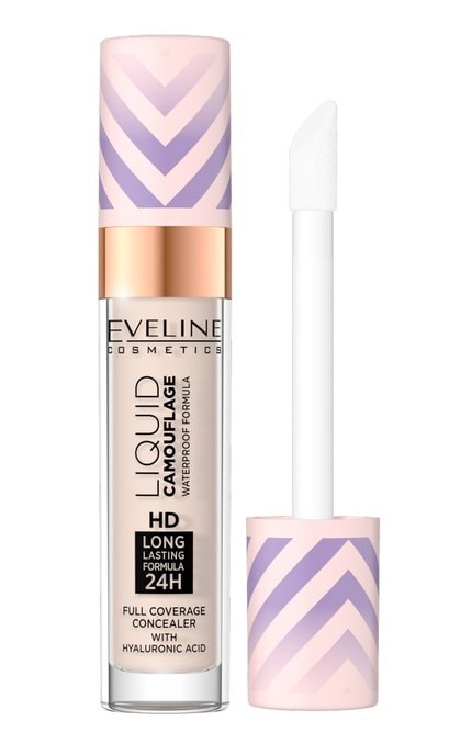 EVELINE-Консилер для обличчя Eveline Liquid Camouflag 01 Light Porcelain 7 мл-5903416038146