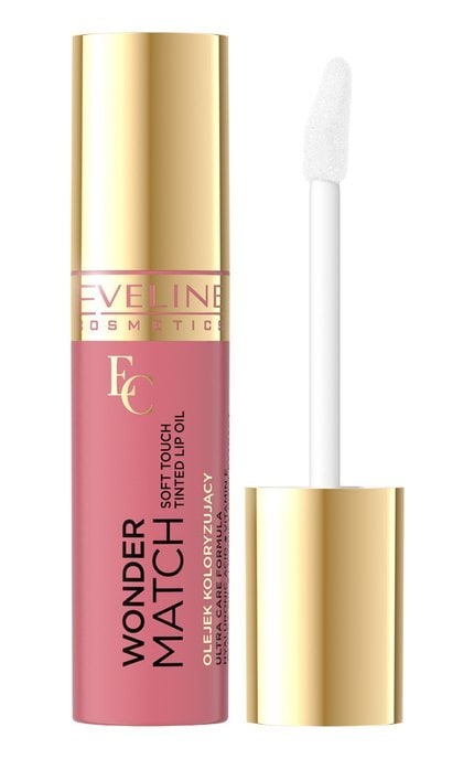 EVELINE-Питательное и разглаживающее масло для губ Eveline Wonder Match 02 Delicate Rose 5 мл-5903416071945