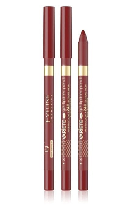 EVELINE-Водостойкий гелевый карандаш для губ Eveline Variete Gel 07 1 мл-5903416074946