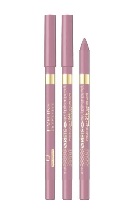 EVELINE-Водостойкий гелевый карандаш для губ Eveline Variete Gel 05 1 мл-5903416066057