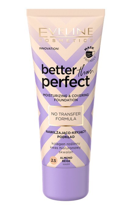 EVELINE-Тональная основа Eveline Cosmetics Better Than Perfect увлажняющая NR 2.5 30 мл-5903416067511