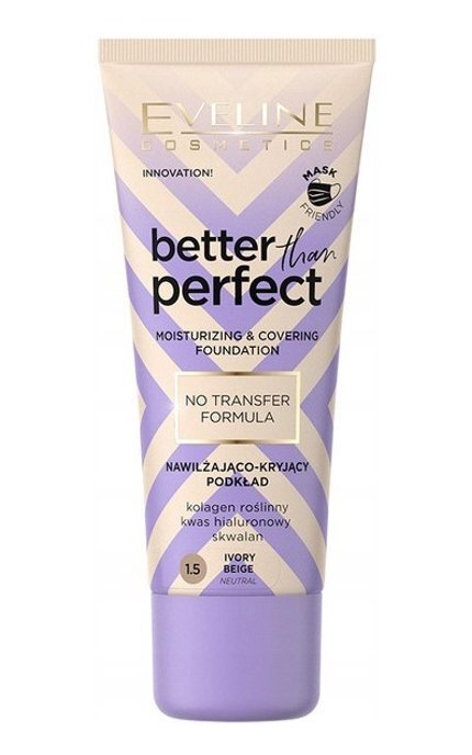 EVELINE-Тональная основа Eveline Cosmetics Better Than Perfect увлажняющая NR 1.5 30 мл-5903416067504