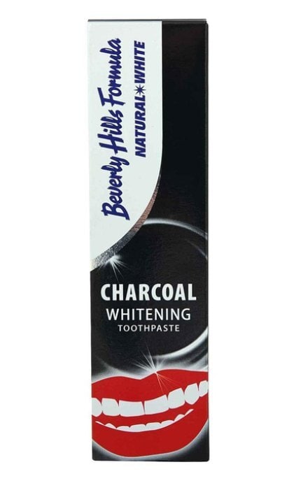 BEVERLY HILLS-Зубная паста Beverly Hills Natural White Charcoal Whitening Toothpaste отбеливание с помощью активированного угля 100 мл-5020105003923
