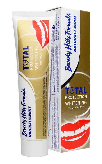 BEVERLY HILLS-Зубна паста Beverly Hills Formula Natural White Total Protection 100 мл-5020105003886