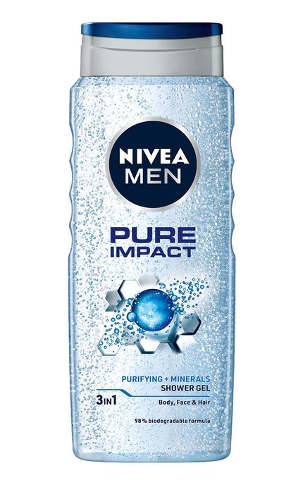 NIVEA-Гель для душу NIVEA MEN Pure Impact 500 мл-4005808628087