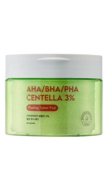 SHINCOS.LAB-Очищаючі пілінг-педи ShinCos.Lab AHA/BHA/PHA Centella 3% 60 шт-8809925102613