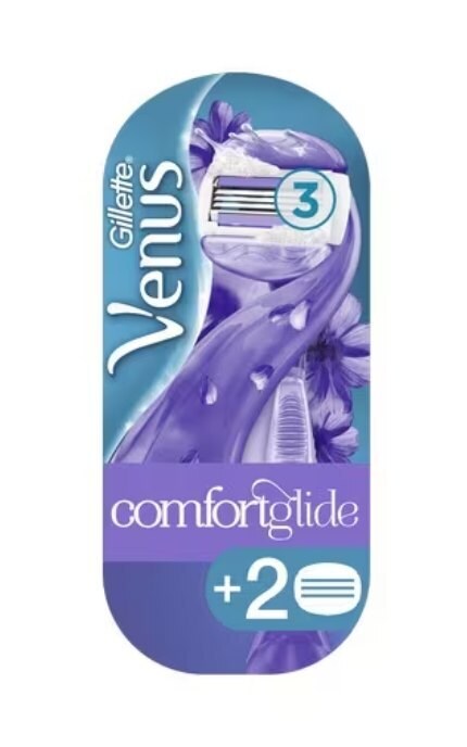 GILLETTE VENUS-Бритва зі змінними касетами Venus ComfortGlide Breeze для жінок , 2 шт-7702018886166