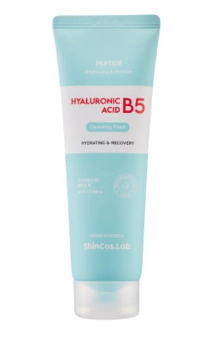 SHINCOS.LAB-Пептидна пінка для вмивання ShinCos.Lab Hyaluronic Acid B5 Peptide 120 мл-8809925101999