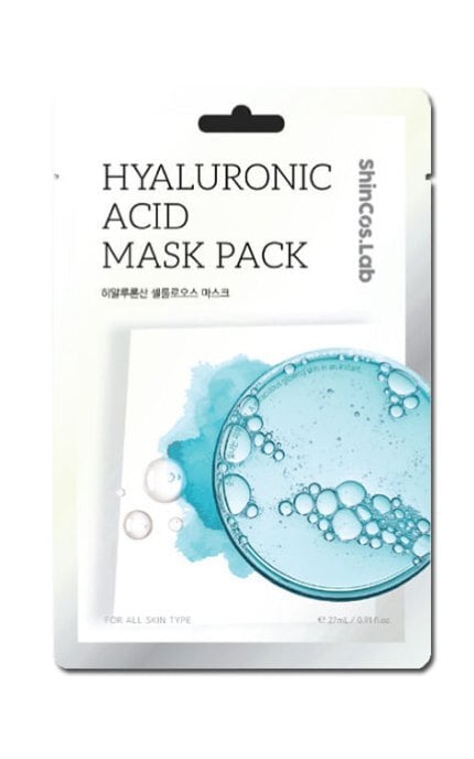SHINCOS.LAB-Тканинна маска ShinCos.Lab Hyaluronic Acid Mask Pack з гіалуроновою кислотою 27 мл-8809925104037