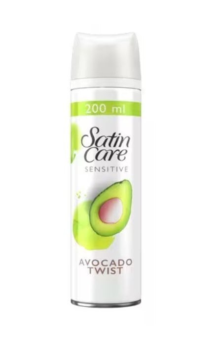 SATIN CARE-Гель для бритья женский Satin Care Avocado Twist, 200 мл-7702018968855