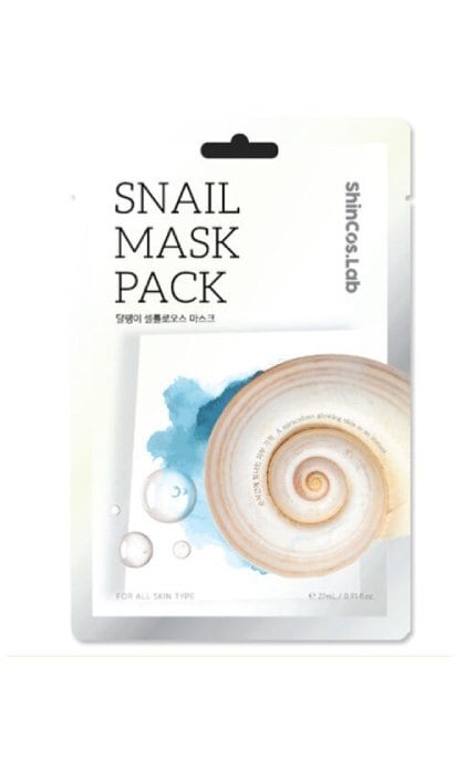 SHINCOS.LAB-Тканинна маска ShinCos.Lab Snail Mask Pack 27 мл-8809925104006
