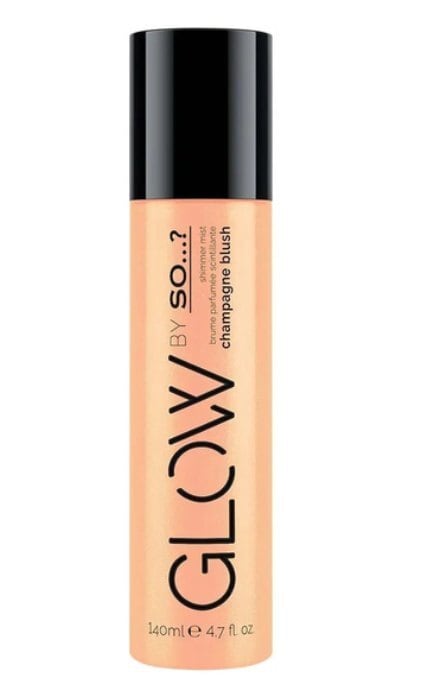 SO...? GLOW SHIMMER-Спрей для тіла Glow Champagne Blush 140 мл-5018389027223