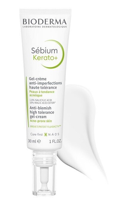 BIODERMA-Крем-гель для лица Bioderma Sebium Kerato+ Gel-Cream 30 мл-3701129805367