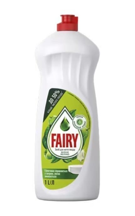 FAIRY-Рідина для миття посуду Fairy Зелене Яблуко 1 л-5413149314139
