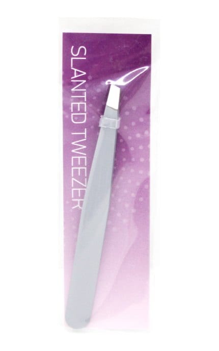 MIINE-Щипчики для бровей скошенные кончики 1 шт-4894819751804