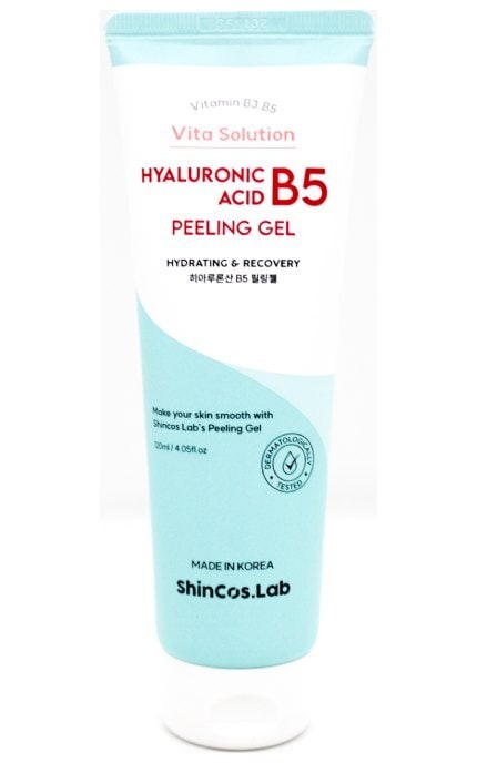 SHINCOS.LAB-Пілінг-гель ShinCos.Lab Vita Solution Hyaluronic Acid B5 для м'якого видалення відмерлих клітин шкіри та очищення пор 120 мл-8809925102170