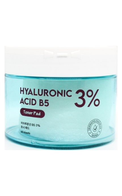 SHINCOS.LAB-Тонер-пэд ShinCos. Lab Hyaluronic Acid B5 3% увлажняющий 60 шт-8809925102996