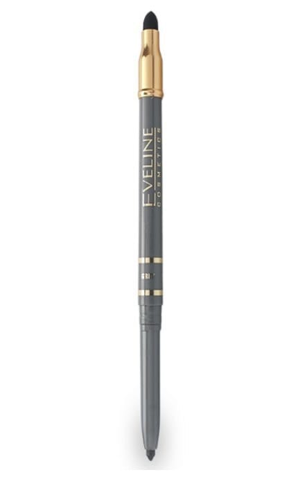EVELINE-Карандаш для глаз Eveline Cosmetics EYE MAX PRECISION Серый-5907609333711