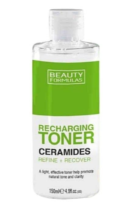 BEAUTY FORMULAS-Тонер для лица Beauty Formulas Recharging Ceramides Восстановление 150 мл-5012251014007