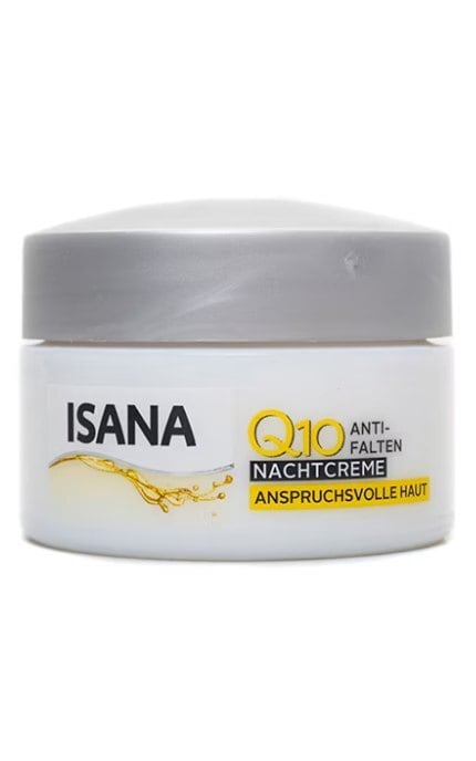ISANA-Ночной крем для лица Isana Q10 для женщин от 25 до 40 лет 50 мл-4305615481579