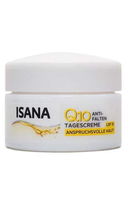 ISANA-Крем для лица дневной Isana Q10 для женщин от 25 до 40 лет 50 мл-4305615481562