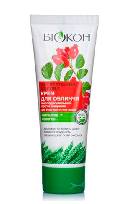 БІОКОН-Крем для обличчя Биокон Шипшина Колаген 75 мл-4820160035553