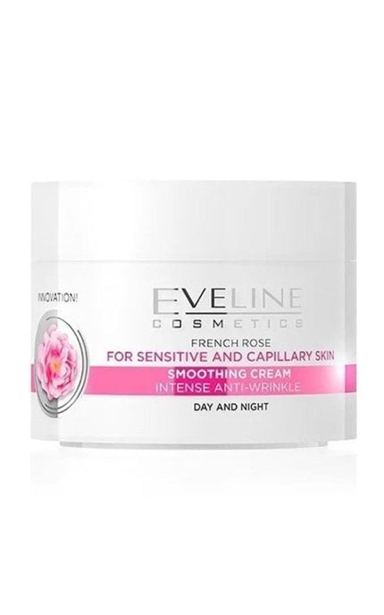 EVELINE-Крем для обличчя проти зморшок Eveline Cosmetics Французька троянда 50 мл-5901761952797
