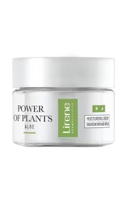 LIRENE-Крем для лица Lirene Power of Plants Увлажняющий с Алоэ 50 мл -5900717077256
