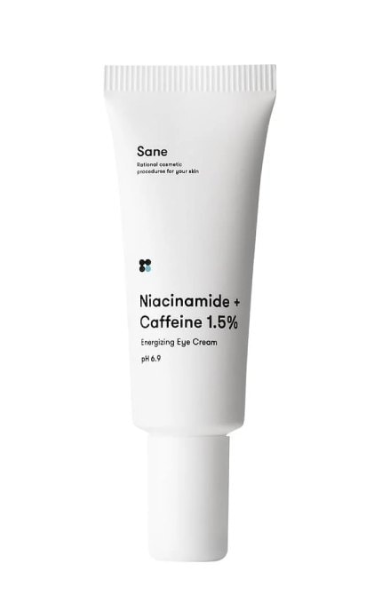 SANE-Крем під очі Sane від темних кіл і набряків з кофеїном 10 мл-4820266830144