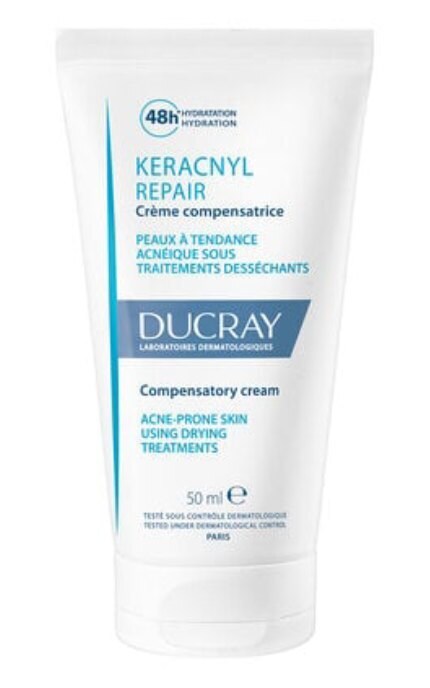 DUCRAY-Крем для лица Ducray Keracnyl Repair восстанавливающий 50 мл-3282770391251