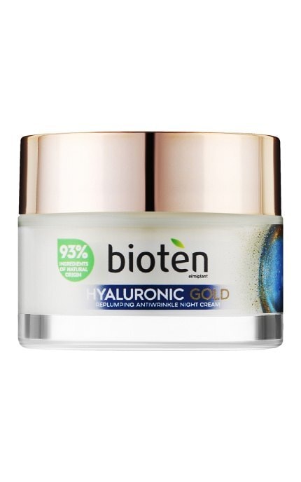 BIOTEN-Крем для обличчя денний проти зморшок Bioten Hyaluronic Gold 50 мл-5201314114796