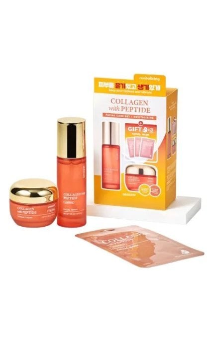 SKIN627-Набір для догляду за обличчям Skin627 Collagen with Peptide Revitalizing Facial Care Set 1 шт-8809696984746